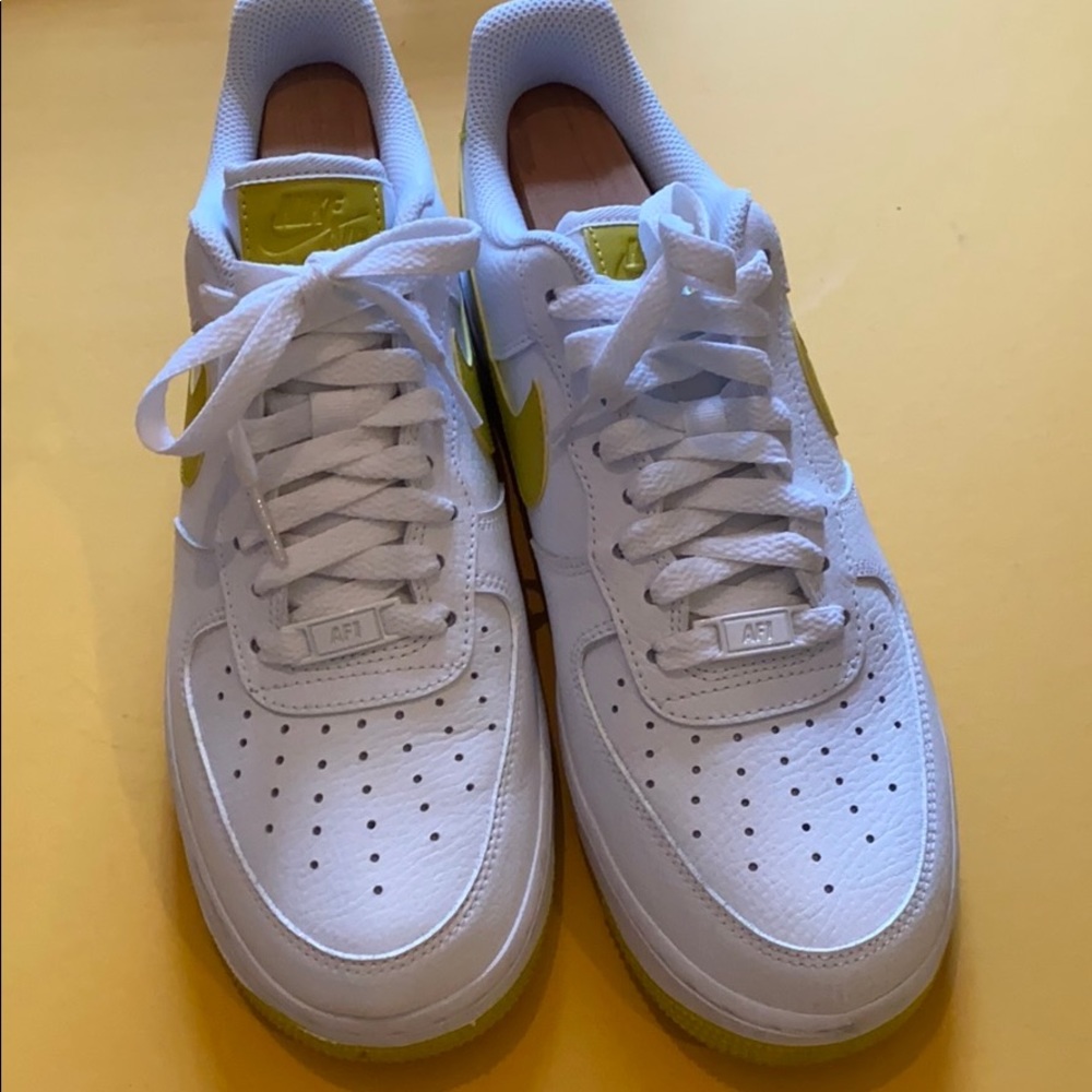 Yellow/White Nike Air Force 1’s